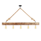 Lustra Candelaria 106, Lemn, Natural, 10x10x53 cm
