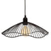 Lustra cu o singura lumin Galt, negru, 34x16 cm