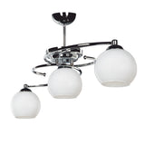 Lustra cu trei lumini PWL-0966, alb-argintiu, 80x27x34 cm