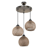 Lustra cu trei lumini PWL-1121, crem-auriu, 40x75 cm - Lustra cu trei lumini PWL-1121, crem-auriu, 40x75 cm