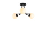 Lustra Daisy Chandelier, Negru, 48x48x34 cm
