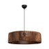 Lustra de tavan cu o singura sursa de lumina Tebaha, Maro - Natural, D55x20 cm - 147-000190
