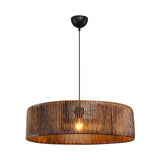 Lustra de tavan cu o singura sursa de lumina Tebaha, Maro - Natural, D55x20 cm - Maro