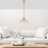 Lustra DEPAY Chandelier, Auriu, 36x36x22 cm