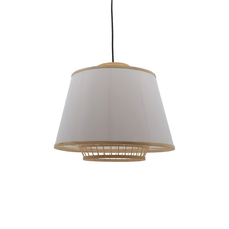 Lustra din bambus Certy Boho, Natural, 50x50x33 cm