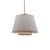 Lustra din bambus Certy Boho, Natural, 50x50x33 cm
