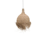 Lustra din paie Cazin Boho, Natural, 60x60x68 cm