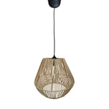 Lustra din rachita Lilabel, Natural, D25x84 cm