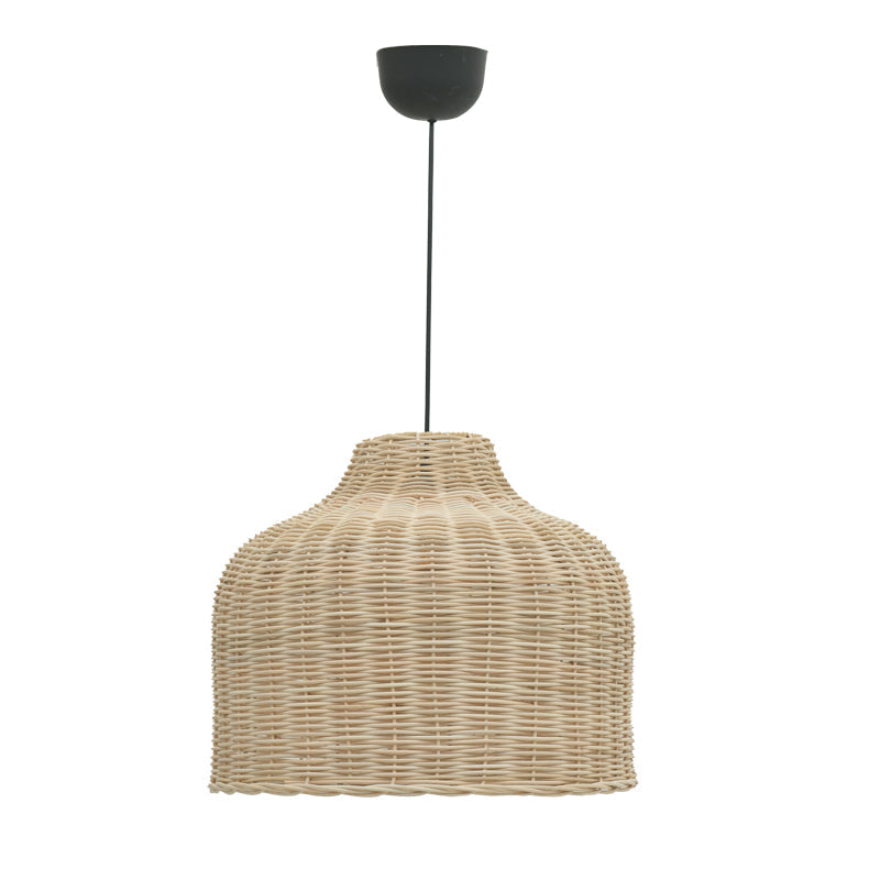 Lustra din ratan Ziquel, Natural, D42x89 cm