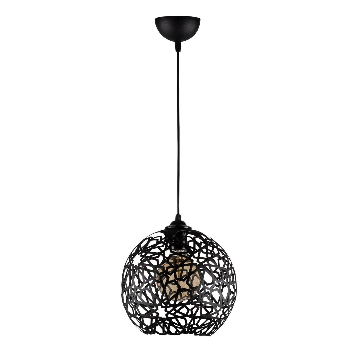 Lustra Dumrul Chandelier, Negru, 25x25x119 cm