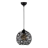Lustra Dumrul Chandelier, Negru, 25x25x119 cm