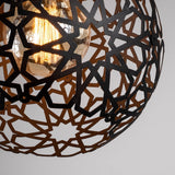 Lustra Dumrul Chandelier, Negru, 25x25x119 cm