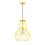 Lustra Eclare, Galben, 37x37x137 cm