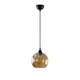 Lustra Eiran, Auriu - Negru, 20x20x116 cm