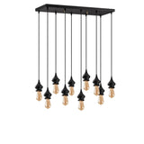 Lustra Exolamp, Negru, 9x9x107 cm
