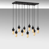 Lustra Exolamp, Negru, 9x9x107 cm