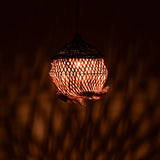 Lustra Fiorine abaca, Natural, 55x55x70 cm