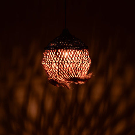 Lustra Fiorine abaca, Natural, 55x55x70 cm