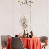 Lustra Fleur Chandelier, Negru, 12x12x27 cm