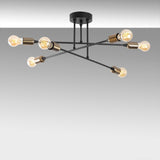 Lustra Fleur Chandelier, Negru, 12x12x27 cm