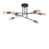 Lustra Fleur Chandelier, Negru, 12x12x27 cm