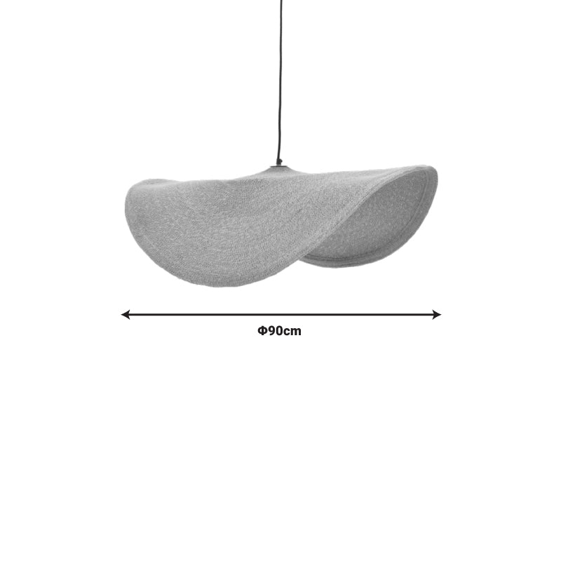 Lustra Fonlo ratan Natural si fier, 90x90x129 cm