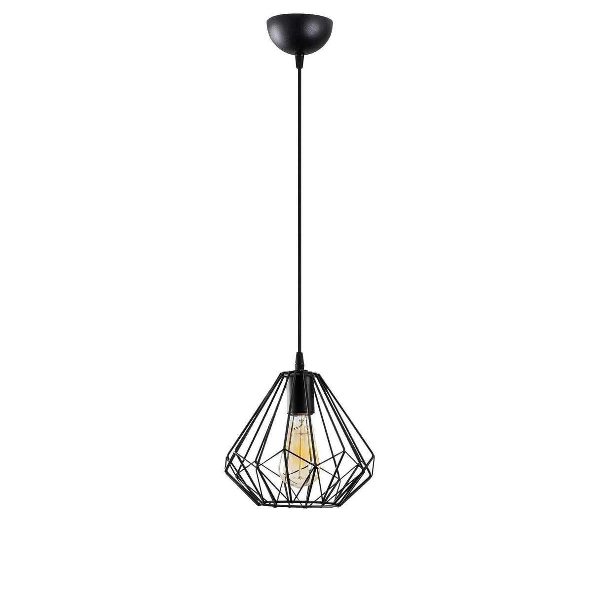 Lustra Fumelamp, Negru, 23x23x117 cm