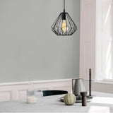 Lustra Fumelamp, Negru, 23x23x117 cm