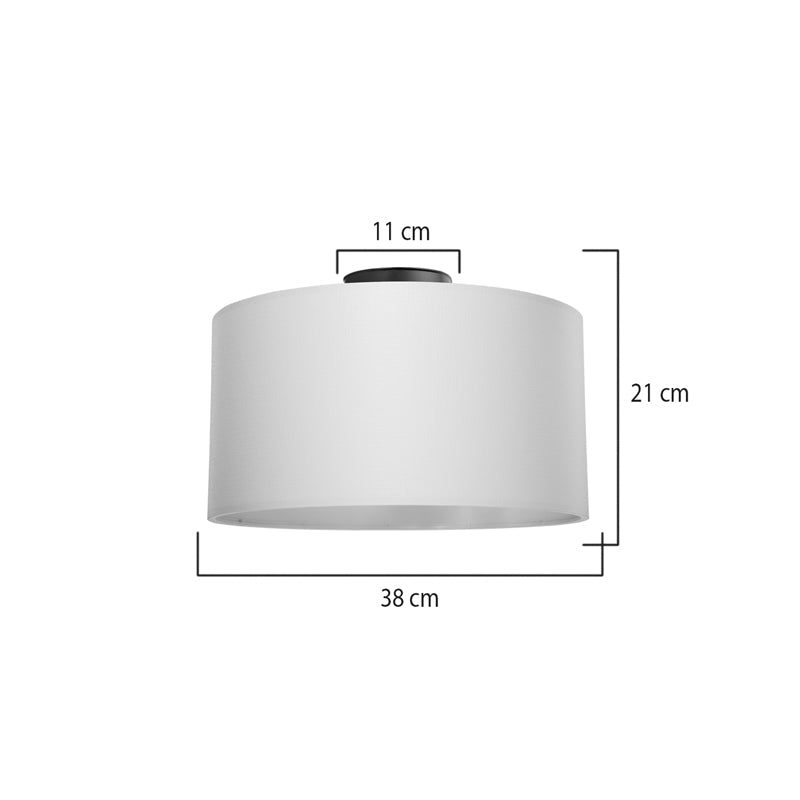 Lustra Garry, crem, D38x21 cm