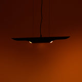 Lustra Gikline metal negru, aurie, 60x60x106 cm