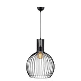Lustra Glanvil, Negru, 38x38x146 cm