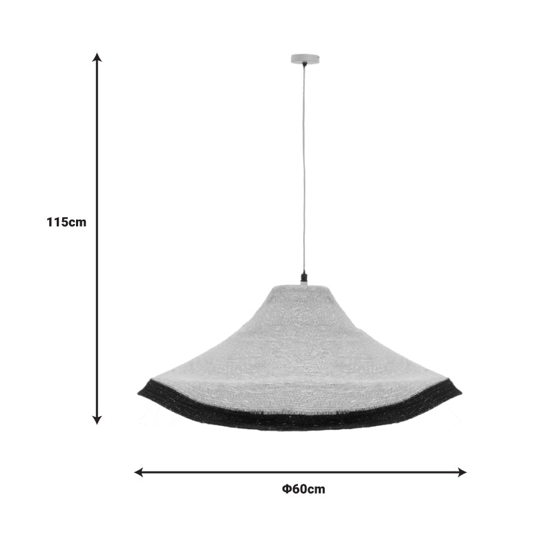 Lustra Hatty, Natural, 60x60x115 cm