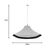 Lustra Hatty, Natural, 60x60x115 cm