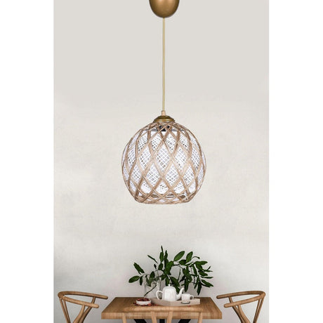 Lustra HM024 Chandelier, Alb, 22x22x54 cm