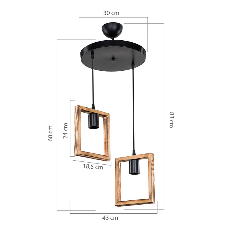 Lustra Isolate, Nuc, 43x43x83 cm