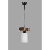 Lustra Jasmin Chandelier, Alb, 18x18x70 cm