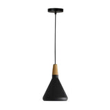 Lustra Jedren metal, negru, 18x18x100 cm