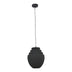 Lustra Kelsy metal, negru, 30x30x122 cm