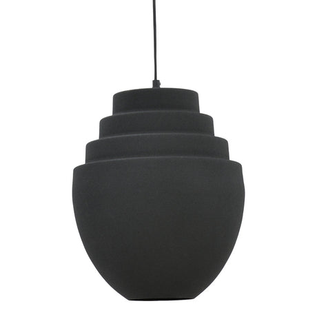Lustra Kelsy metal, negru, 30x30x122 cm