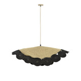 Lustra Kono, Natural-negru, 70x70x100 cm