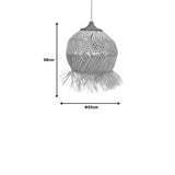 Lustra Koronse fibre eco, Natural, 55x55x68 cm