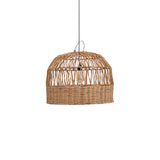Lustra (lemn de bananier) Erdon Boho, Natural, 60x60x45 cm