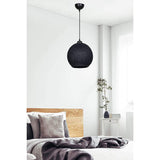 Lustra Leshia, 26x72 cm - Negru