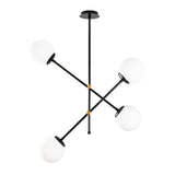 Lustra Lumea, Negru, 15x15x70 cm