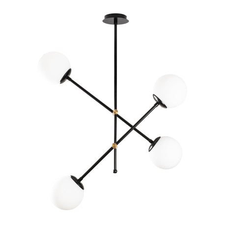 Lustra Lumea, Negru, 15x15x70 cm