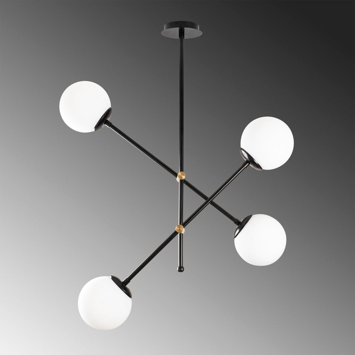 Lustra Lumea, Negru, 15x15x70 cm