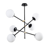 Lustra Lumik, Negru, 82x82x76 cm