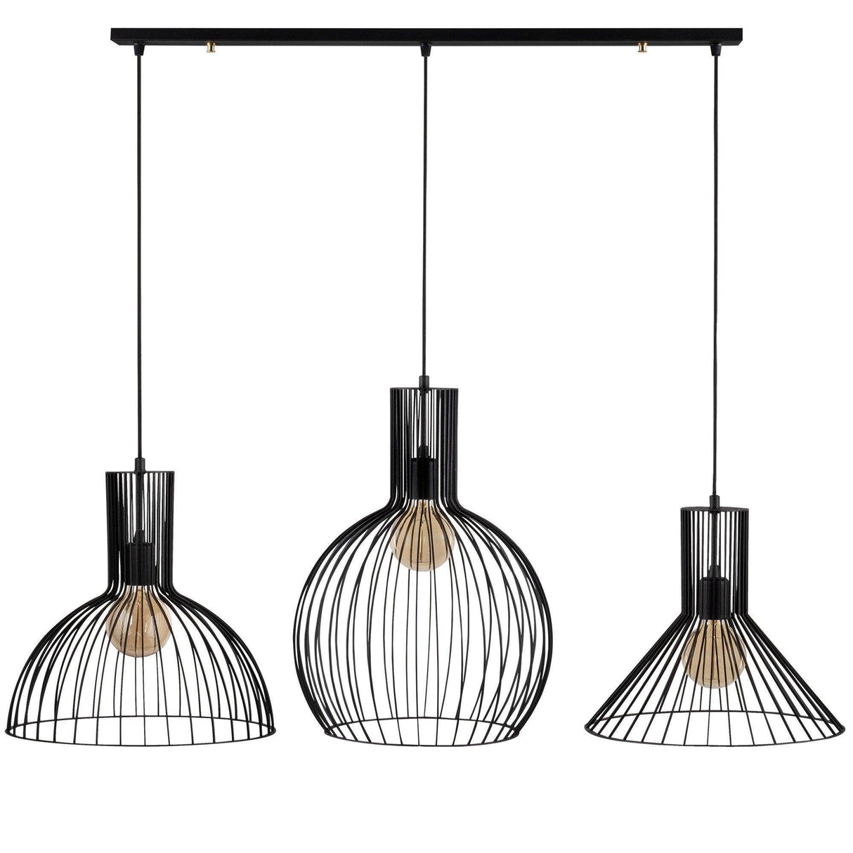 Lustra Luminar 68, Negru, 26x26x158 cm