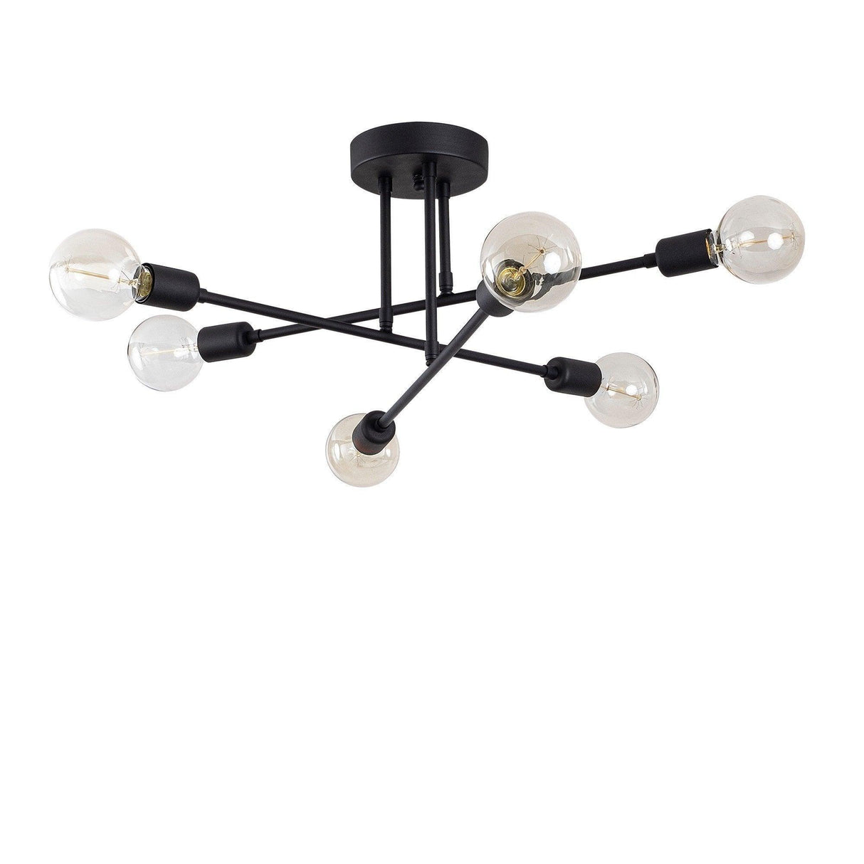 Lustra Luminar, Neagra, 15x15x30 cm