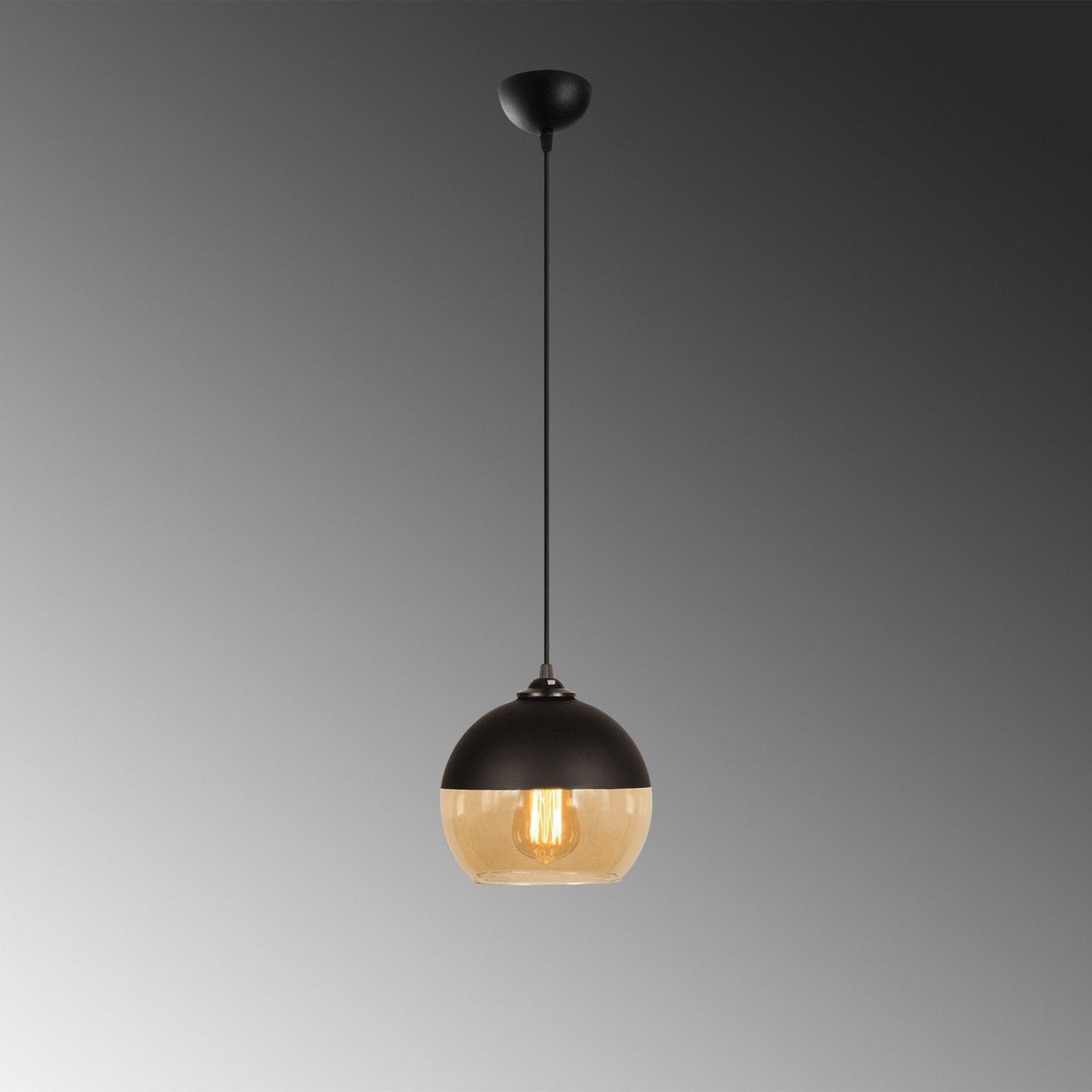 Lustra Luxus, Negru, 20x20x116 cm
